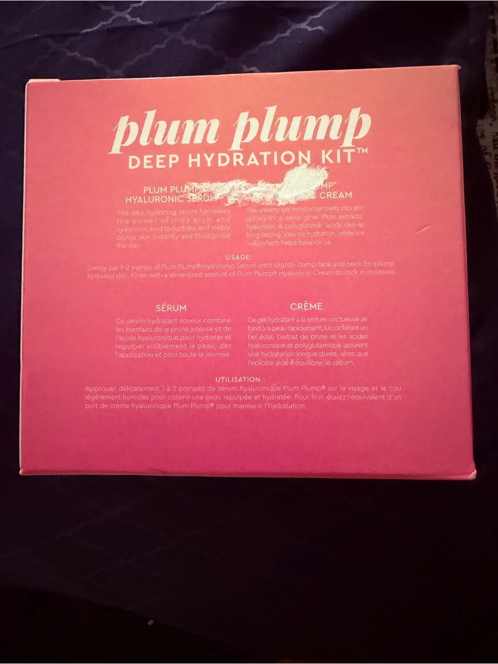 Glow Recipe Plum Plump Deep Hydration Kit — Pink